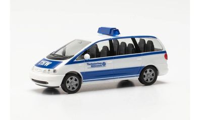 Herpa 097154 | Ford Galaxy THW | weiß/ blau | 1:87