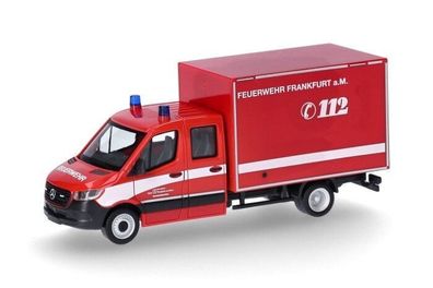 Herpa 097789 | MB Sprinter '18 Doppelkabine Koffer "Feuerwehr Frankfurt am Main