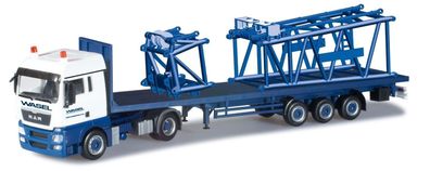 Herpa 303446 MAN TGX XLX Euro 5 Sattelzug | Reduzierstück|Kopfstück |Liebherr LR