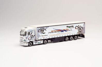 Herpa 312073 Renault T Gardinenplanen-Sattelzug "Koblar Transport Slovenia" 1:87