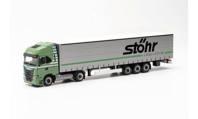 Herpa 315227| Iveco S-Way Gardinenplanen-Sattelzug 15m ?Stöhr?| 1:87