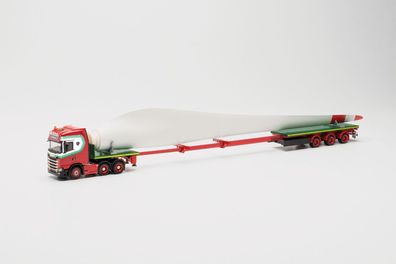 Herpa 315524 | Scania CS 20 HD Teletrailer | Windradflügel | G. Vlastuin | 1:87