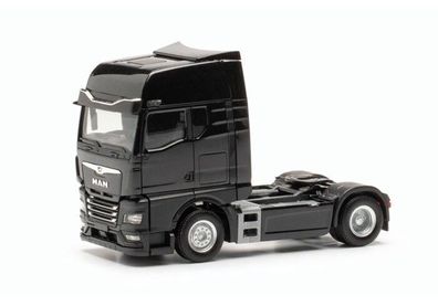 Herpa 315876-002 | MAN TGX GX | Zugmaschine mit Spiegelkameras | schwarz | 1:87