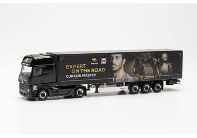 Herpa 316927 | MB Actros Gigaspace Gardinenplanen-Sattelzug | Wielton / TIP (HH)