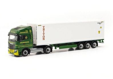 Herpa 317146 | Iveco S-Way LNG Container-Sattelzug | Ancotrans/TRITON | 1:87