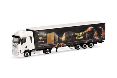Herpa 317467 | Renault T facelift Lowlinergradinenplanen-Sattelzug SFT/Wielton