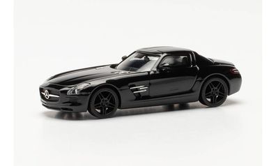 Herpa 420501-002 | Mercedes-Benz SLS AMG | schwarz | 1:87