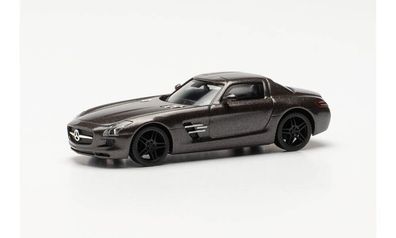Herpa 430784-002 | Mercedes-Benz SLS AMG | Monza Grau Metallic | 1:87