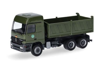 Herpa 747004 | MB Actros L 96 Baukipper-LKW | BW/Auslandseinsatz | 1:87