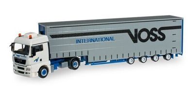 Herpa 914772 - MAN TGX XLX Volumen-Sattelzug "Voss". 1:87