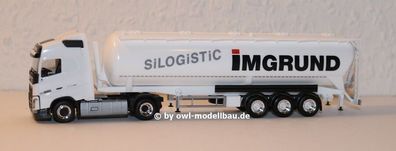 Herpa 938181 - Volvo FH Gl. FFB Silo-Sattelzug - Imgrund Silogistic. 1:87