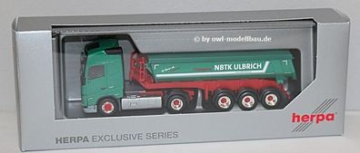 Herpa 949637 - Volvo FH Gl. 20 Rundmulden-Sattelzug "NBTK Ulbrich". 1:87