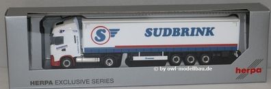 Herpa 951364 | Iveco S-Way LNG Gardinenplanen-Sattelzug "Sudbrink" | 1:87