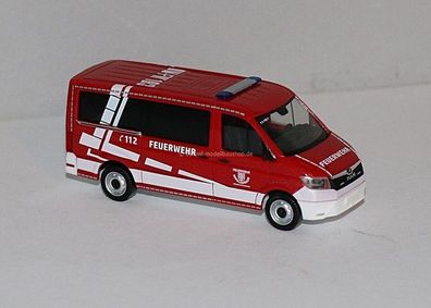Herpa 953030 | MAN TGE Bus | Feuerwehr Dippoldiswalde | Dachkennung 193 | 1:87