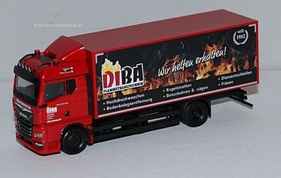 Herpa 953955 | MAN TGX GM Solo Koffer | DIBA | 1:87