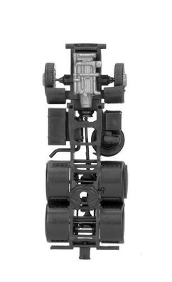 Herpa TS 085823 | Fahrgestell Zugmaschine 3achs | DAF 2800/Rába | 2 Stk. | 1:87