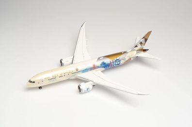 Herpa Wings 571340 Etihad Boeing 787-9 Dreamliner-Choose the USA "A6-BLE" 1:200