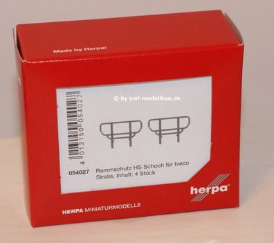 Herpa Zubehör 054027 - Rammschutz HS Schoch für Iveco Stralis XP, 4 Stück. 1:87