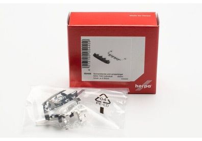 Herpa Zubehör 054409 | Topleuchten mit Sonnenblende | chrom | MAN TGS Individual