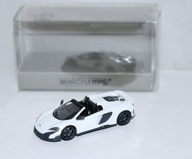 Minichamps 870154430 | McLaren 675 LT Spider | 2018 | weiss | 1:87