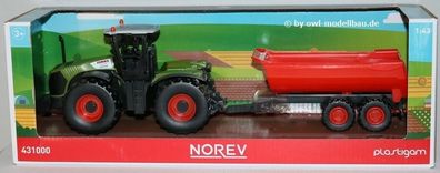 Norev 431000 - CLAAS XERION 5000 mit Kippanhänger. 1:43
