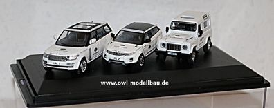 Oxford 51LDDC071WTZ / 76SET59 - Land Rover Experience Set - 3-teilig. 1:76