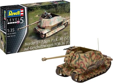 Revell 03292 - Marder I - 7,5cm Pa.K. 40 (Sf.) auf Geschützwagen FCM 36(f). 1:35