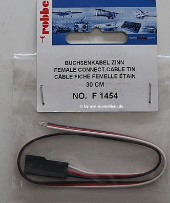 Robbe F1454 - Buchsenkabel m. Futababuchse