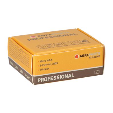 Agfaphoto Batterie Professional Micro AAA 1.5V 10 Stück