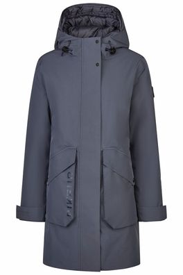 Pikeur Damen Raincoat graphite blue Mantel Athleisure HW 25