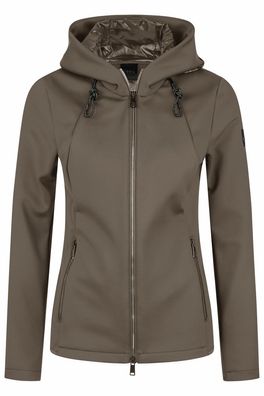 Pikeur Damen FLEECE JACKET SEL. slate brown Fleece- und Softshell Selection HW 25