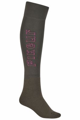 Pikeur Damen KNEE SOCKS WOOL deep khaki Socken Kniestrümpfe Sports HW 25