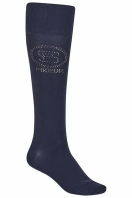 Pikeur Damen KNEE SOCKS STUDS nightblue Socken Kniestrümpfe Sports HW 25
