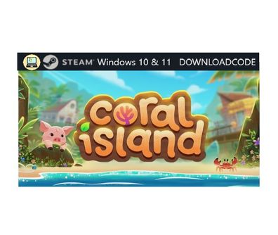 NEU PC Computer Spiel Coral Island für Windows 10 11 STEAM Download Code Key