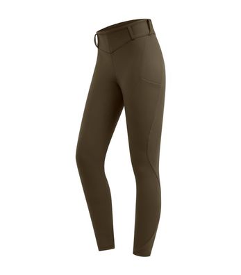 Waldhausen ELT Damen Thermo Reitleggings Rena grün braun