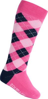 Equipage Kinder Reitsocken Kniestrümpfe Lax pink mist