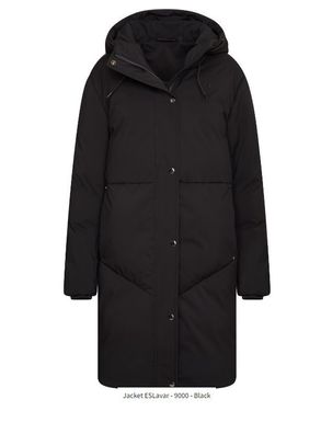 Euro-Star Unisex Winter Mantel Parka ESLavar black