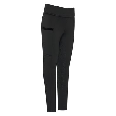 Imperial Riding Kinder Winter Reitleggings IRHTeddy Full Grip black