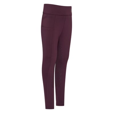 Imperial Riding Kinder Reitleggings IRHTessy Full Grip Fig bordeaux rot