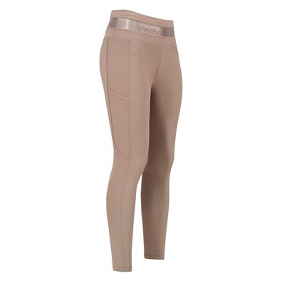 euro-star Damen Winter Reitleggings ESImpress Full Grip Umbra beige