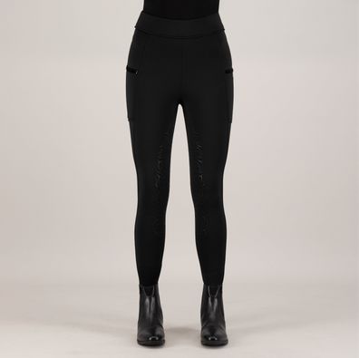 Imperial Riding Damen Winter Reitleggings IRHTeddy Full Grip black