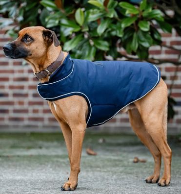 Horseware Signature Hunde Regenmantel wasserdicht 100g Füllung navy