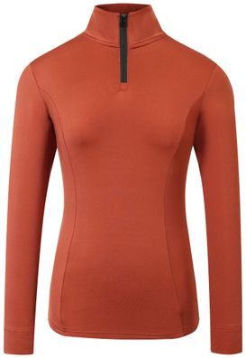 Covalliero Damen Active Shirt rust H/W 2025 Funktionsshirt