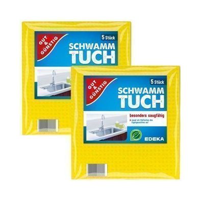 G&G Schwammwischtücher 2 x 5 Stück