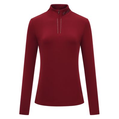 Euro-Star Damen Funktionsshirt Winter Longsleeve Top ESAdeline Amaranth weinrot