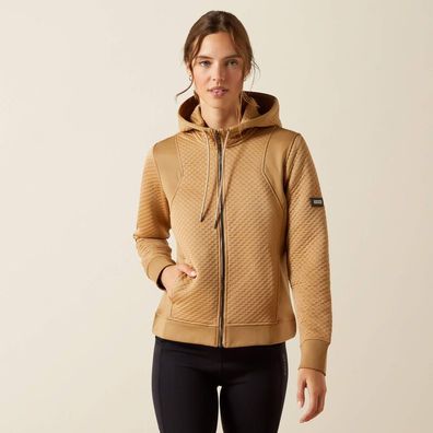 ARIAT Damen Hoodie Jacke Radiance Full Zip tiger´s eye braun Sweatjacke