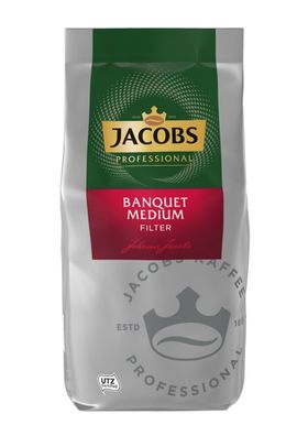 Jacobs Banquet Medium Filter 1kg, gemahlen, UTZ zertifiziert