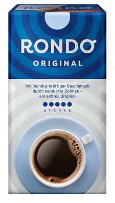 Röstfein RONDO Original Filterkaffee Gemahlen vakuumverpackt 500g