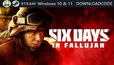 NEU PC Computer Spiel Six Days in Fallujah für Windows 10 11 STEAM Download Code