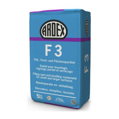 ARDEX F3 Füll-, Fleck- und Flächenspachtel 5kg Wandspachtelmasse